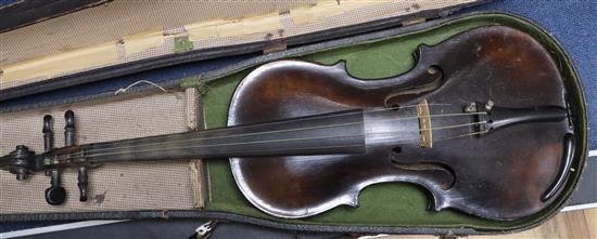 A 20th century copy of a Stainer violin